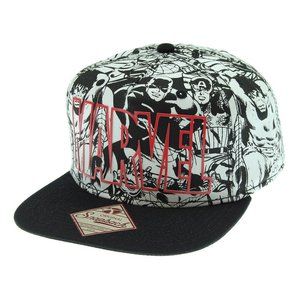 NWT Marvel Comics Superhero Snapback Hat